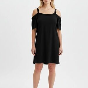 Nikkie Black Off the Shoulder Dress